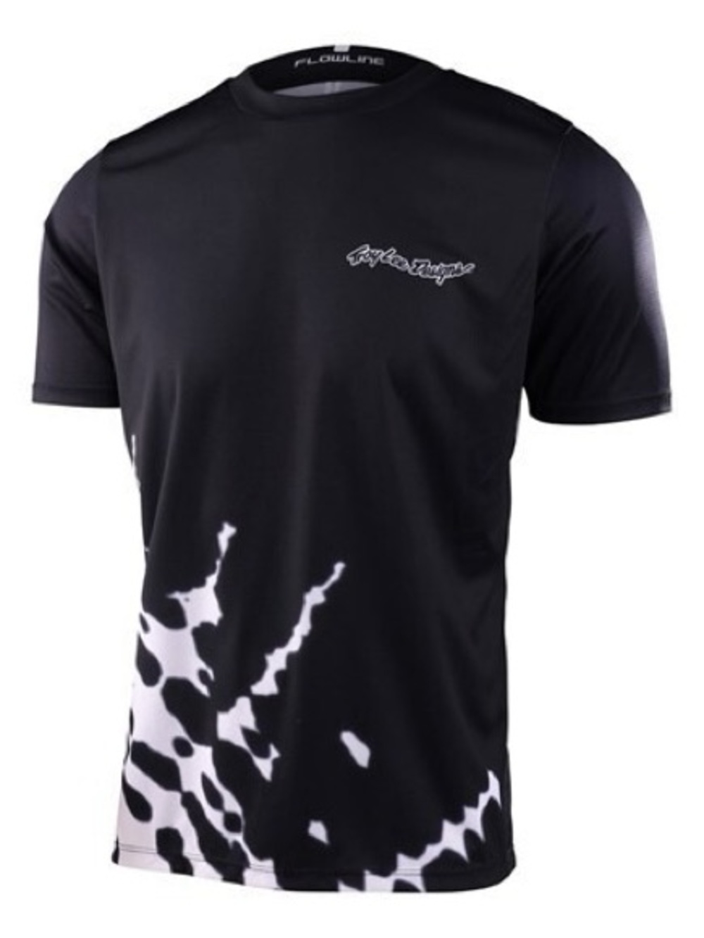 Troy Lee Designs TLD Bike Flowline Jersey Big Spin Black Mens - Size Large